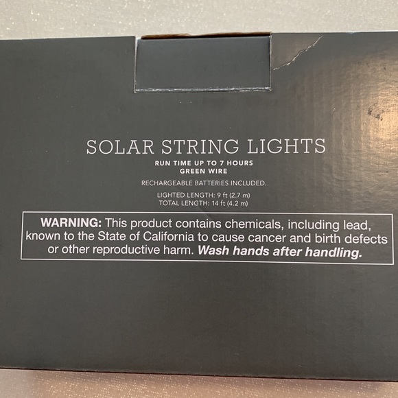 NIB Threshold Solar String Lights weather resistant - Picture 3 of 7